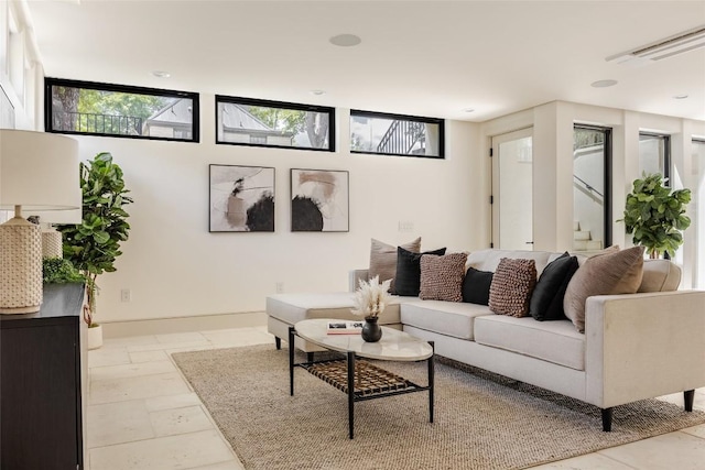 view of living room