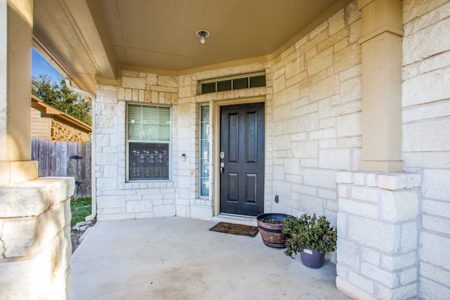 view of property entrance