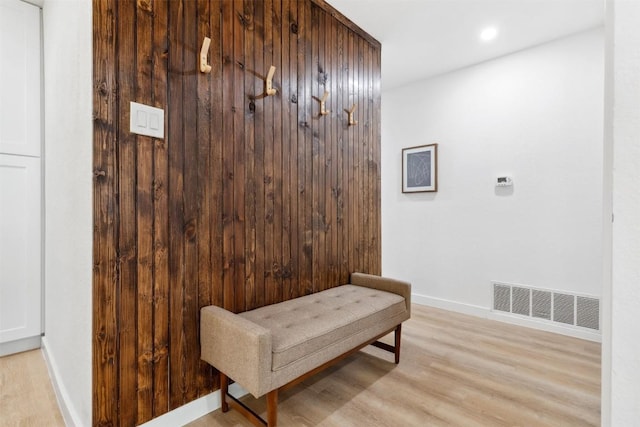 interior space featuring light hardwood / wood-style floors