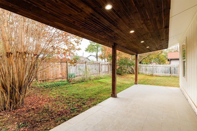 view of patio