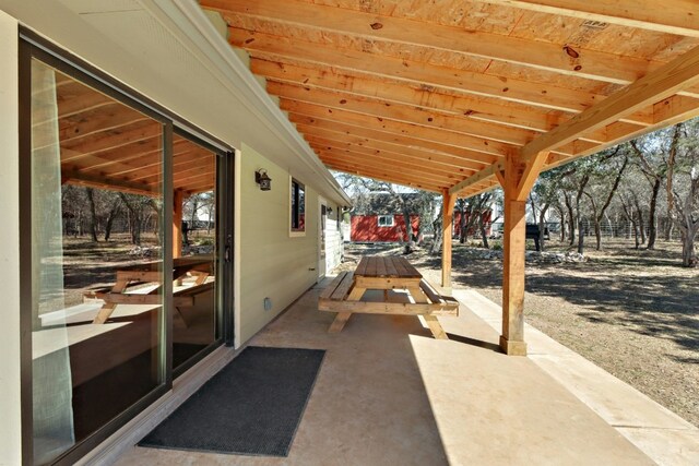 view of patio