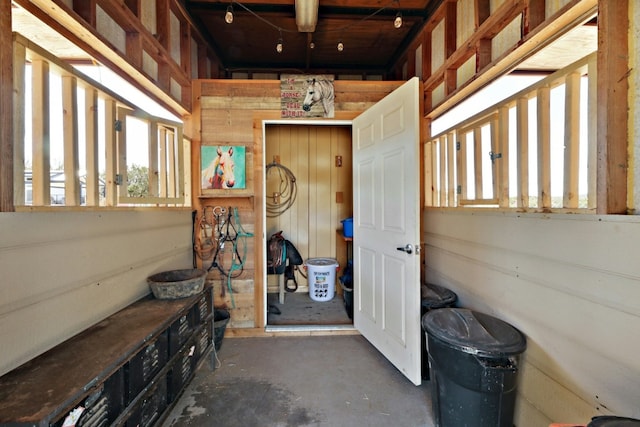 view of storage room