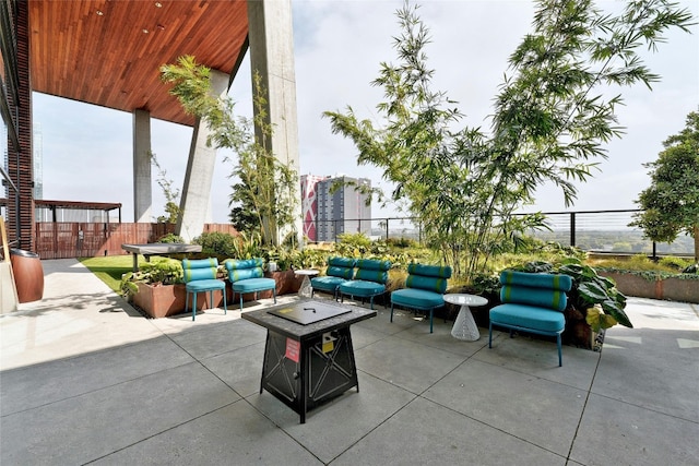 70 Rainey St Unit 1306, Austin, TX 78701 - view of patio with an outdoor hangout area