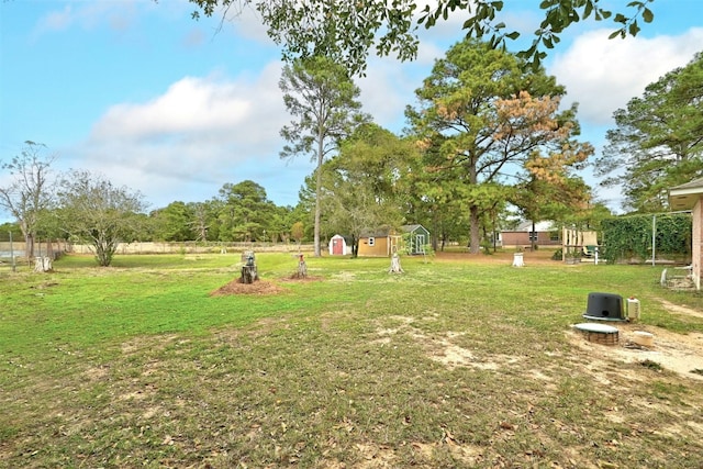 228 Old Firetower Rd, Bastrop, TX 78602 - view of yard with a shed