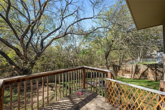 view of deck