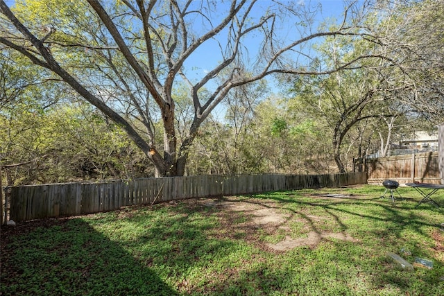 view of yard