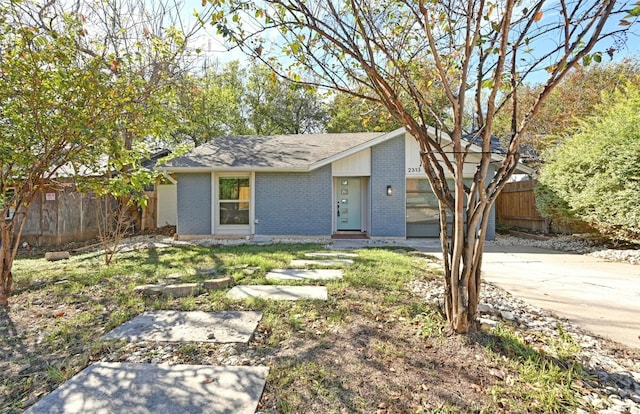 view of ranch-style home