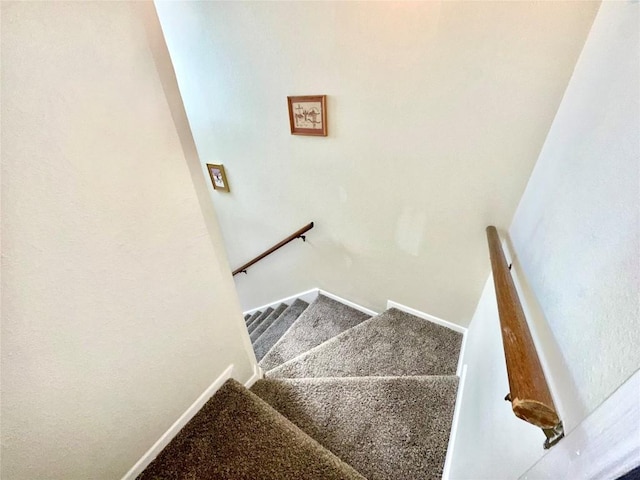 stairs with carpet