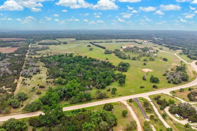 drone / aerial view featuring a rural view