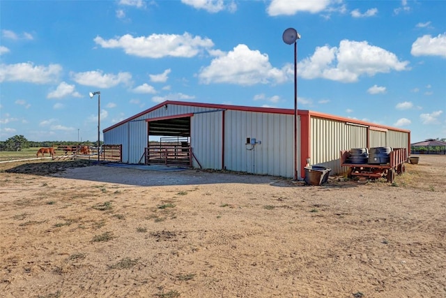 view of outbuilding