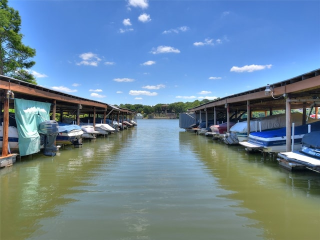 3901 Prentice Ln, Austin, TX 78746 - dock area with boat lift and a water view
