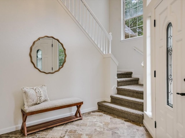 view of foyer entrance