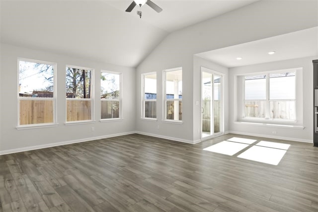 113 Wagon Spoke Way, Liberty Hill, TX 78642 - unfurnished sunroom with lofted ceiling