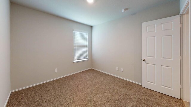 spare room with carpet floors