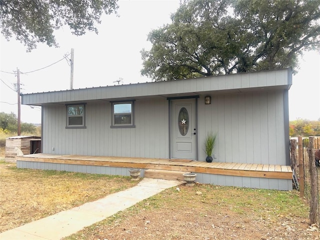 1342 Moose Trl, Kingsland, TX 78639 - view of front of home with covered porch