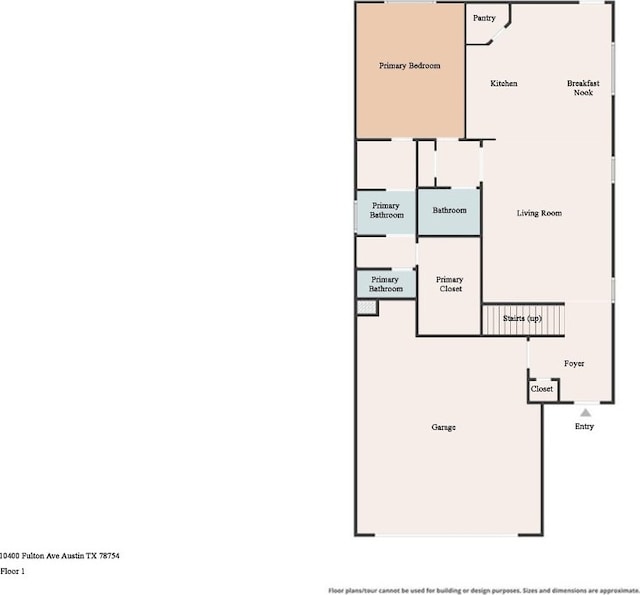 10400 Fulton Ave, Austin, TX 78754 - floor plan / room layout