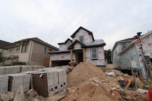 view of property in mid-construction