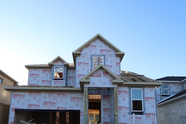 view of property under construction