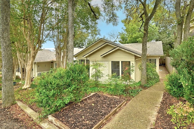 view of front of home