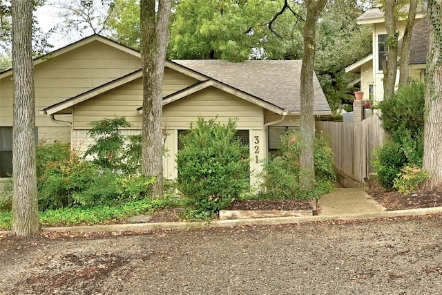 view of front of house