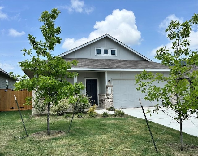 view of front of house with a garage, driveway, a shingled roof, and board and batten siding