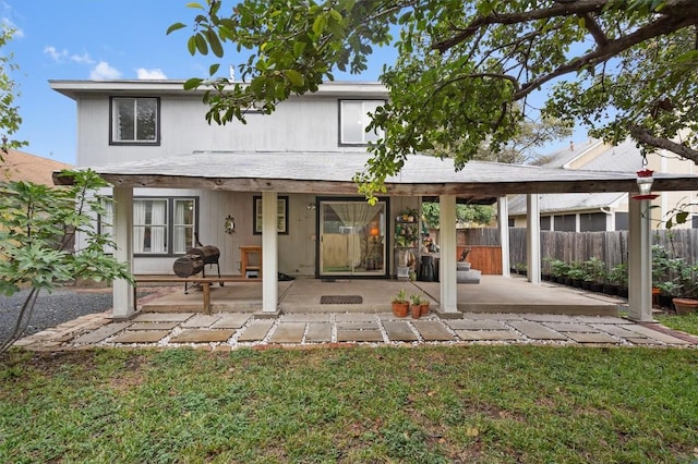 12809 Meehan Dr, Austin, TX 78727 - rear view of property with a patio area