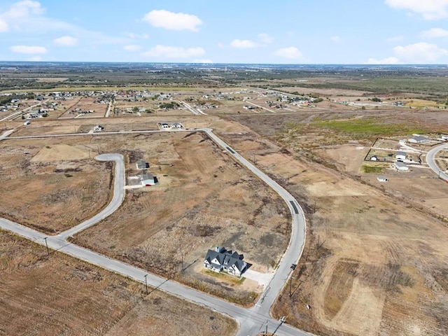 bird's eye view featuring a rural view