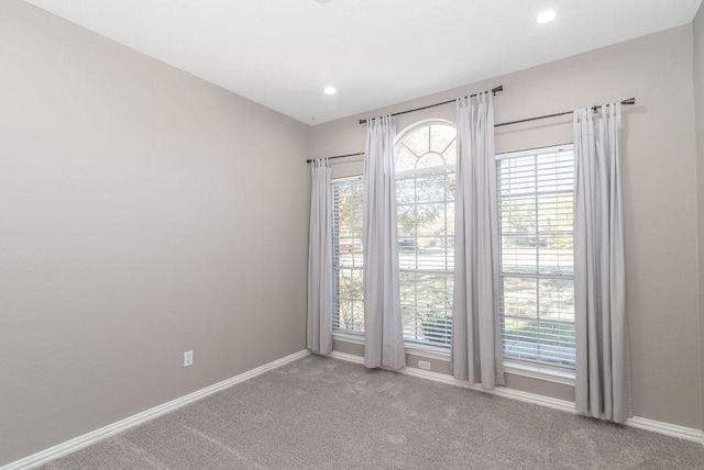 empty room with carpet floors