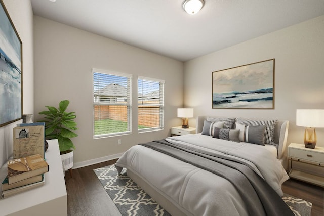 236 Lazy Lizzy Rd, Jarrell, TX 76537 - bedroom featuring dark wood-type flooring and baseboards