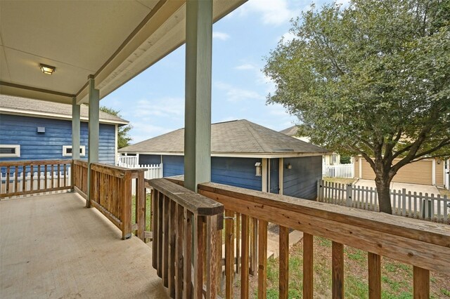 exterior space with a porch