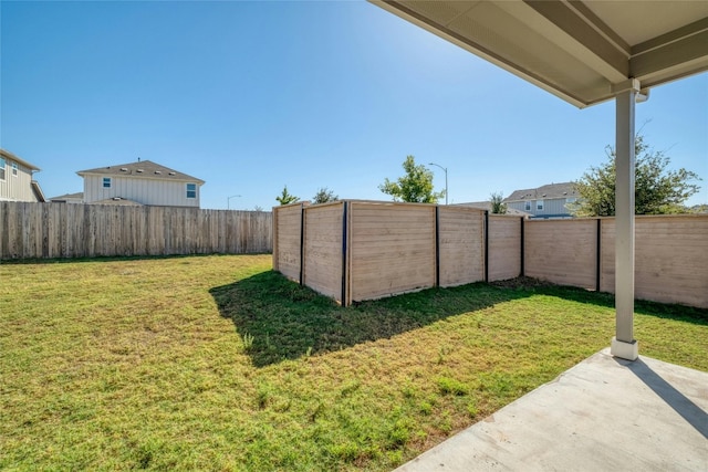 12101 Corsicana Trl, Manor, TX 78653 - fenced backyard featuring a patio
