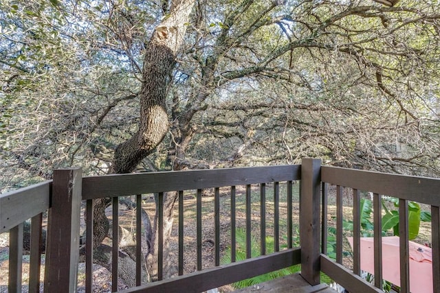 1815 River Crossing Cir Unit D, Austin, TX 78741 - view of wooden deck