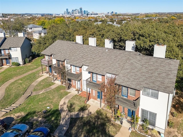 1815 River Crossing Cir Unit D, Austin, TX 78741 - aerial view