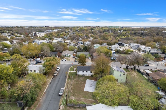 1718 Adina St, Austin, TX 78721 - aerial view of property and surrounding area featuring nearby suburban area
