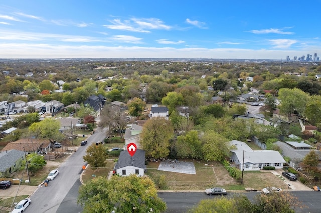 1718 Adina St, Austin, TX 78721 - aerial view of property's location featuring nearby suburban area