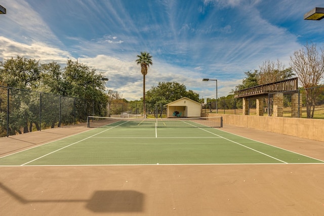 view of sport court with basketball court