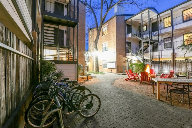 view of home's community featuring a patio