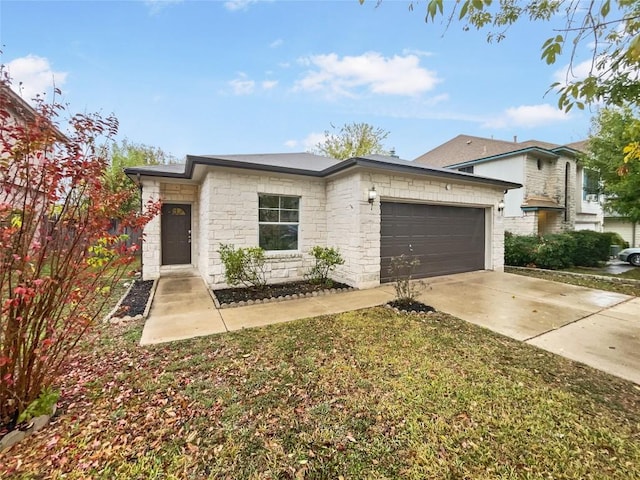 ranch-style house with a garage