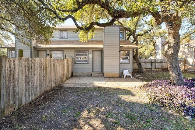 view of back of property