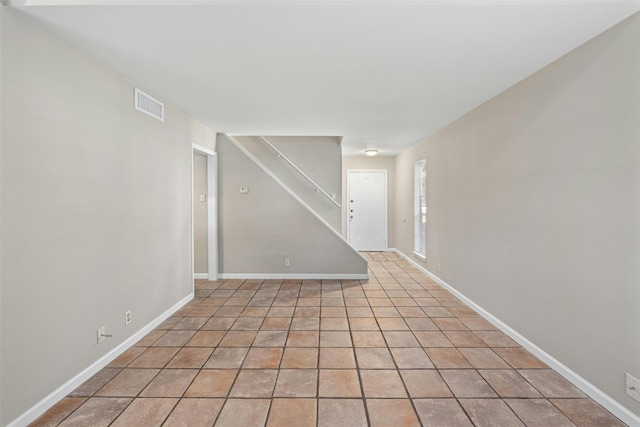 view of tiled empty room