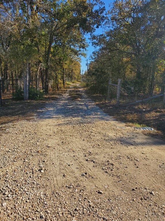 view of road