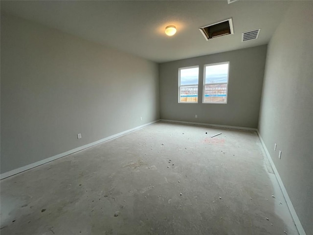 view of unfurnished room