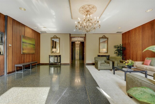 1122 Colorado St Unit 1004, Austin, TX 78701 - common area with wood walls
