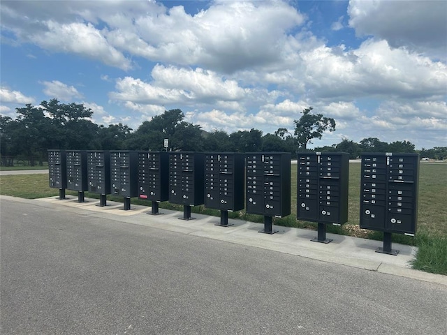 view of community featuring mail area