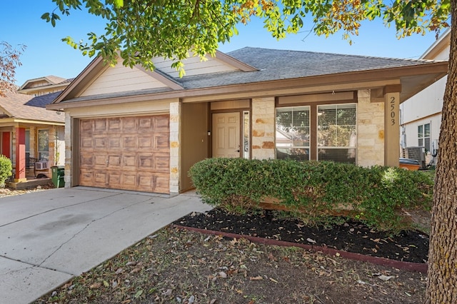 view of ranch-style home