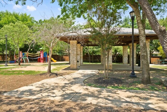 245 Clear Springs Holw, Buda, TX 78610 - view of home's community featuring a gazebo