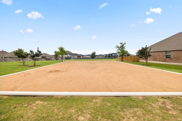 surrounding community with a lawn