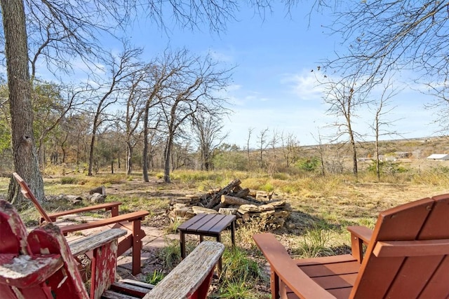 exterior space featuring a rural view