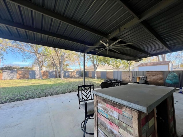 view of patio