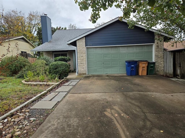 ranch-style house with a garage